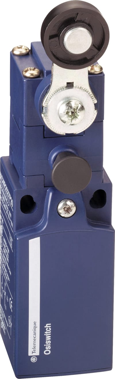 Limit switch, rotary roller/arm NO+NC M20 (XCNR2518P20)