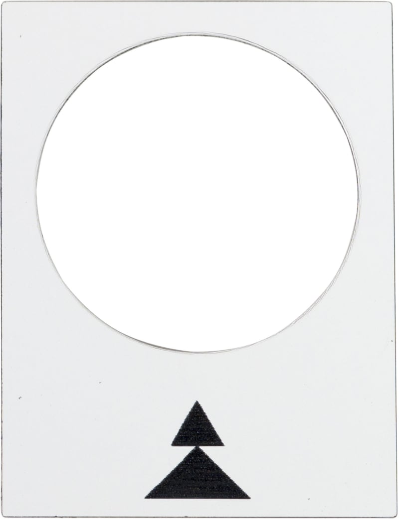 Schneider Electric legend - 30 x 40 mm - white - right, slow-fast ZB2BY4909