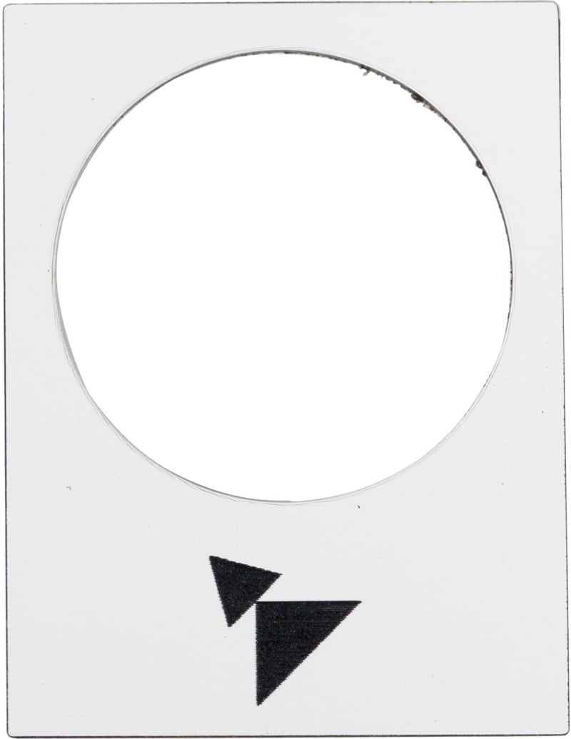 Schneider Electric legend - 30 x 40 mm - white - forward, slow-fast ZB2BY4915