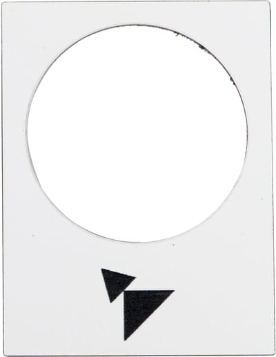 Schneider Electric legend - 30 x 40 mm - white - forward, slow-fast ZB2BY4915