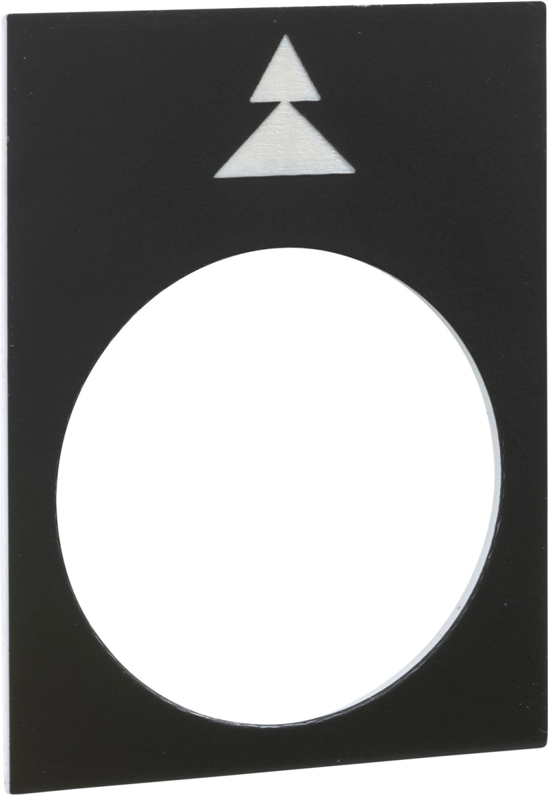 Schneider Electric legend - 30 x 40 mm - black - left, slow-fast ZB2BY2912