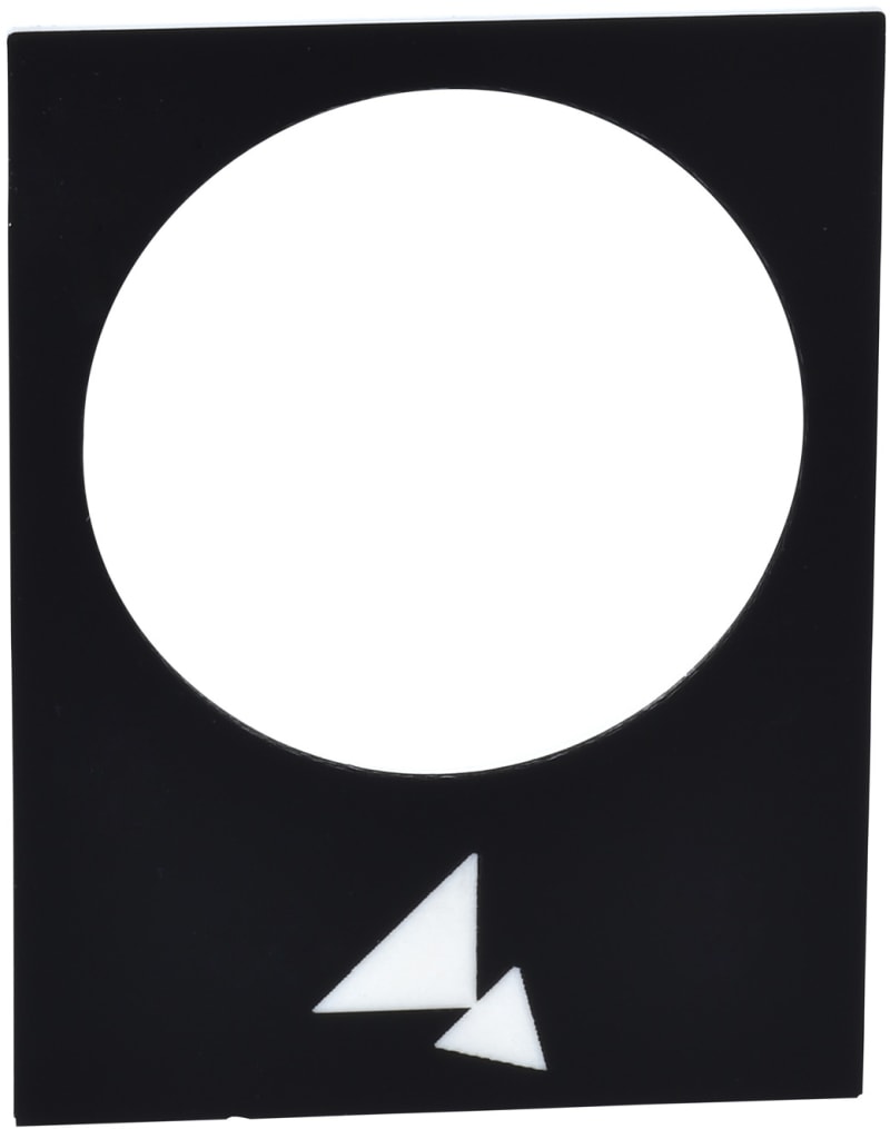 Schneider Electric legend - 30 x 40 mm - black - reverse, slow-fast ZB2BY2918