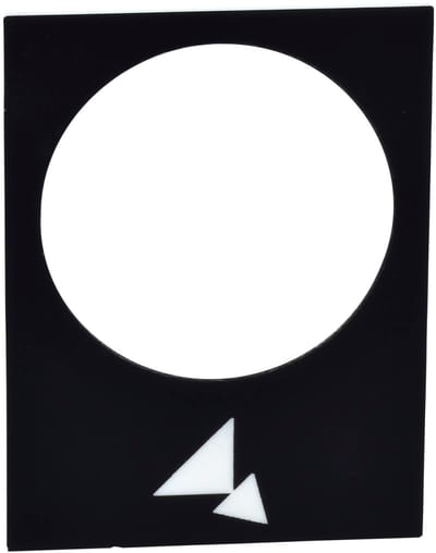 Schneider Electric legend - 30 x 40 mm - black - reverse, slow-fast ZB2BY2918