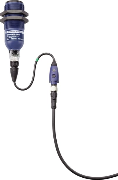 Telemecanique XX6V3A1NAM12 Ultrasonic Sensor, Sn 1 m, NPN, M12 connector
