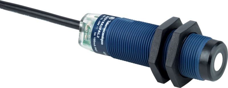 Telemecanique XX918A3C2M12 Ultrasonic Sensor, Sn 0.5 m, 4–20 mA, M12 connector
