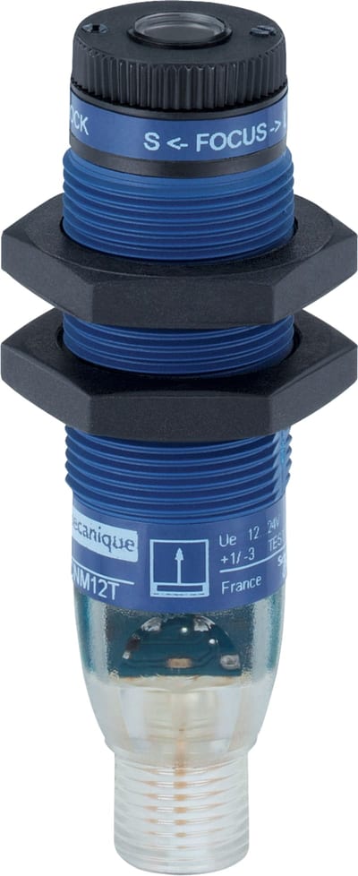 Telemecanique XUBLAKCNM12T Laser Photoelectric Sensor M18, Plastic, M12 connector