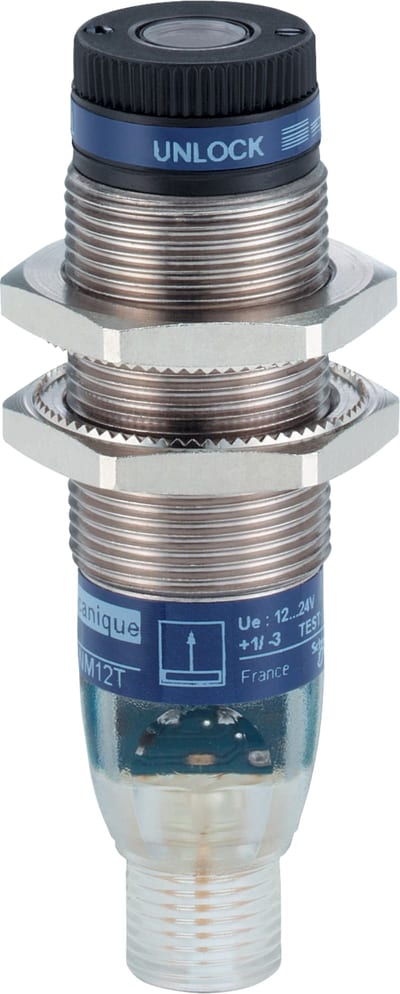 Telemecanique XUBLBKCNM12T Laser Photoelectric Sensor M18, Metal, M12 connector