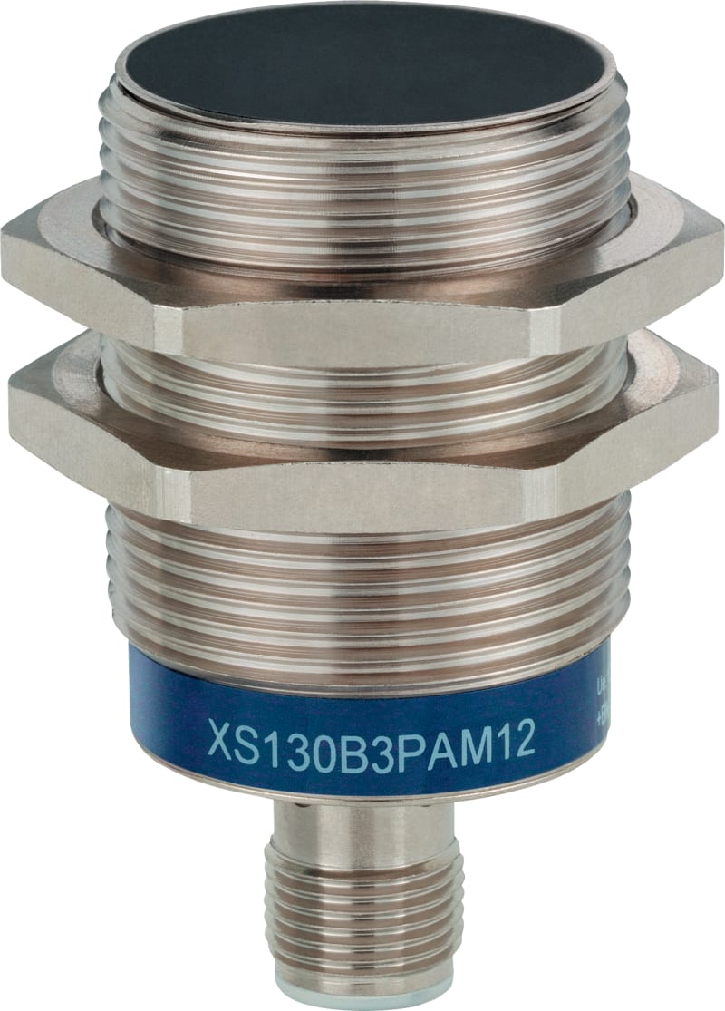 Telemecanique XS130B3NAM12 Inductive Proximity Sensor Ø30 mm, Threaded, NPN NO, M12 connector