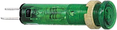 LED lamp 8mm 12 V Green