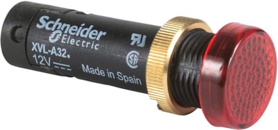 LED lamp 12mm 12V RED