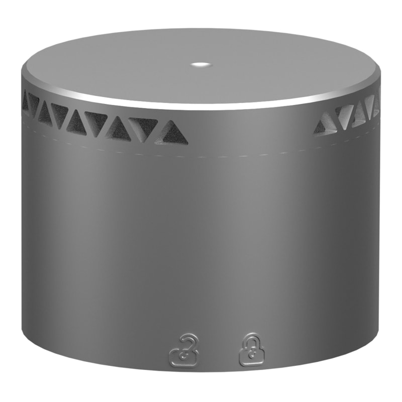 Lydmodul with 2 toner in silver plastic (XVB7C9SQ)