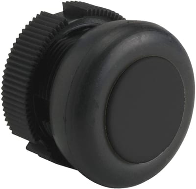 Schneider Electric XACA9412 round head for pushbutton - spring return - XAC-A - black - booted
