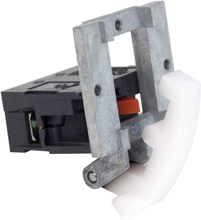 Schneider Electric spring return contact block - 1 NO - base mounting XACS101