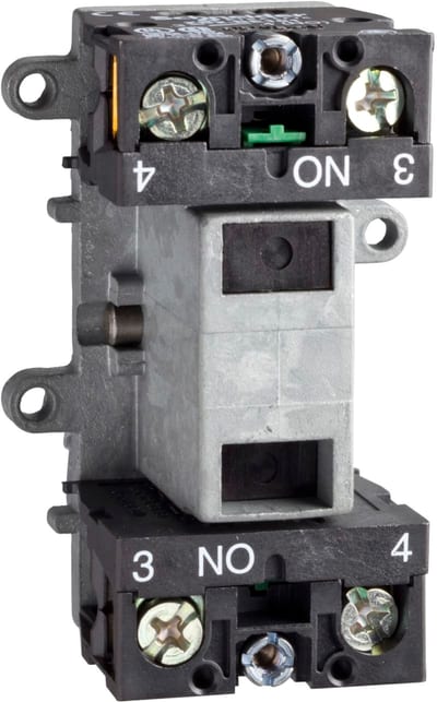 Schneider Electric latching contact block - 1 NC + 1 NO - front mounting XENG3791