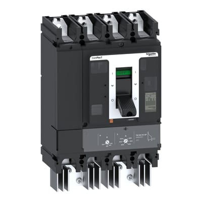 Schneider Electric Circuit breaker, ComPacT NSX500 TM DC EP, 50KA/1500VDC, 4 poles, TM-DC trip unit 400A C50F4TM400D3