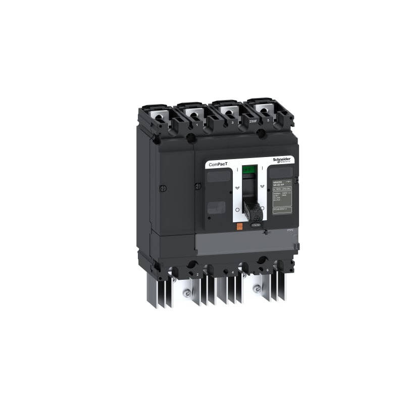 Schneider Electric Switch disconnector ComPacT NSX250NA DC EP, 4 poles, fixed, 100A rating, 1500V C254100D3S