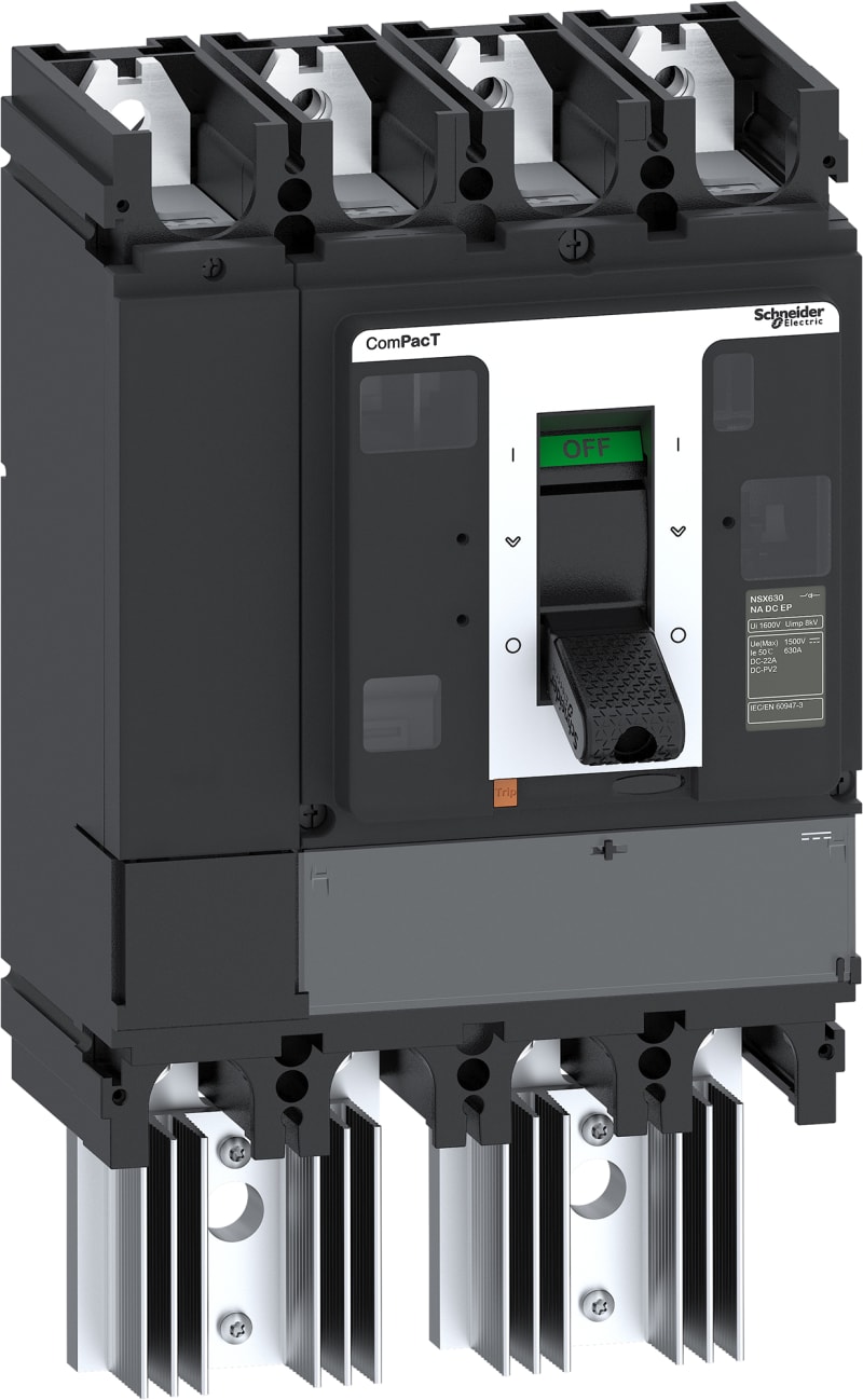 Schneider Electric Switch disconnector ComPacT NSX630NA DC EP, 4 poles, fixed, 320A rating, 1500V C634320D3S