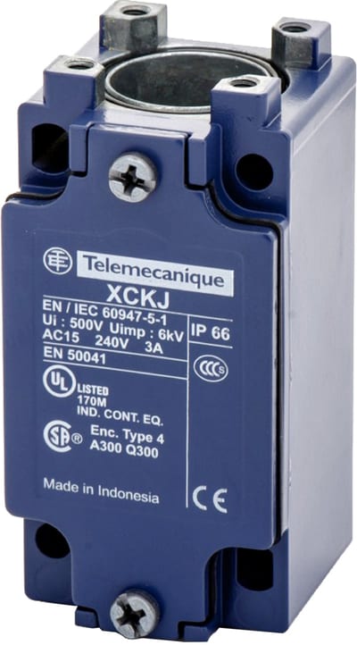 Telemecanique ZCKJ1 Limit Switch Body, Metal, Snap-action, PG cable entry