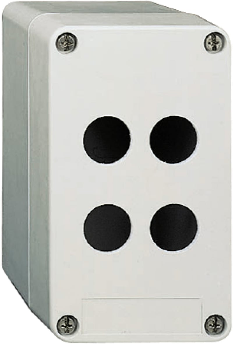 Schneider Electric empty control station - XAP-A - plastic - 4 openings in 2 columns XAPA1104
