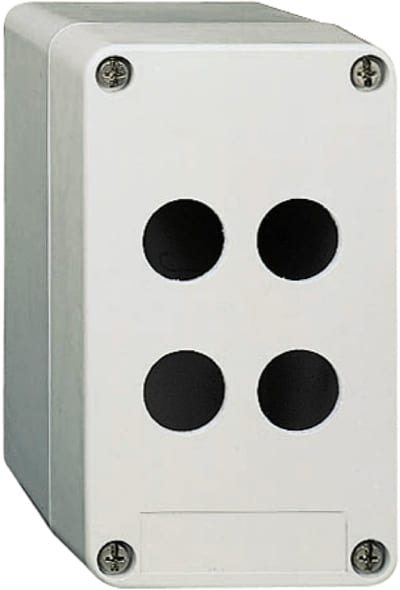 Schneider Electric empty control station - XAP-A - plastic - 4 openings in 2 columns XAPA1104