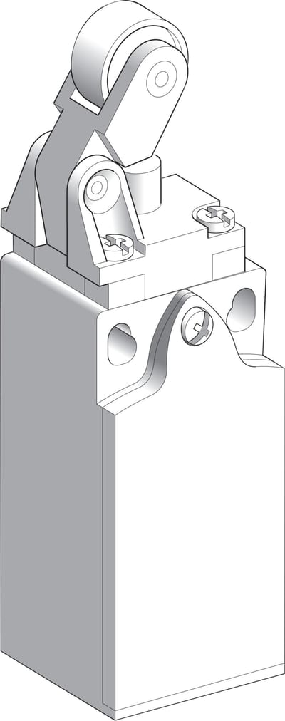 Telemecanique XCKN2121P20 Limit Switch, Plunger, 1 NC + 1 NO, M20 entry