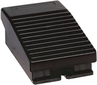 Schneider Electric Preventa XPE, Single foot switch, plastic, black, without cover, 1 NO + 1 NC XPEA110