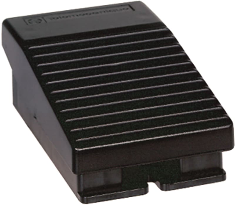 Schneider Electric Foot switch, Harmony XPE, single IP43, without cover, plastic, black, 2 NC + 2 NO XPEA111