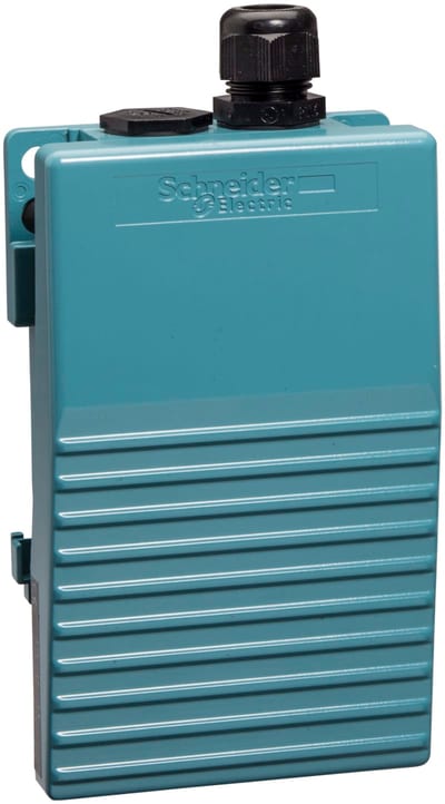Schneider Electric XPEM110 Preventa XPE, Single foot switch, metal, blue, without cover, 1 NO + 1 NC