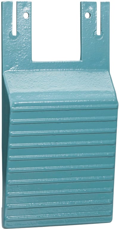 Heel support for foot switch