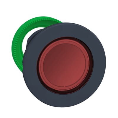 Schneider Electric Harmony XB5 Push-Push Illuminated Push-Button Head Red Flush 30.5 mm