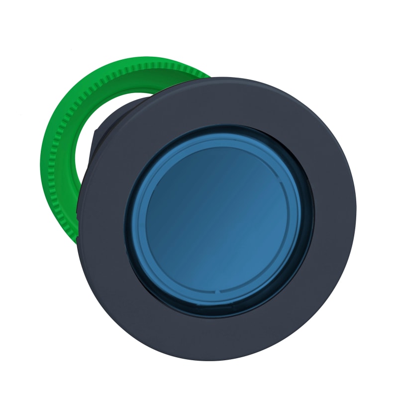 Push-button flush for LED blue (ZB5FH063)
