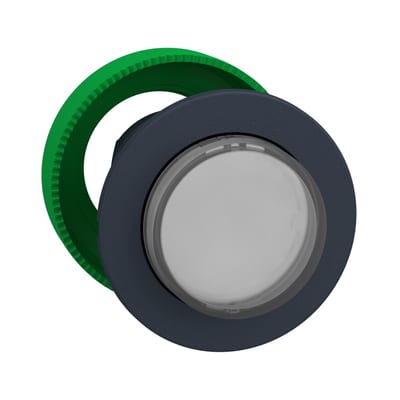 Illuminated push-button, flush, white, raised (ZB5FW113)