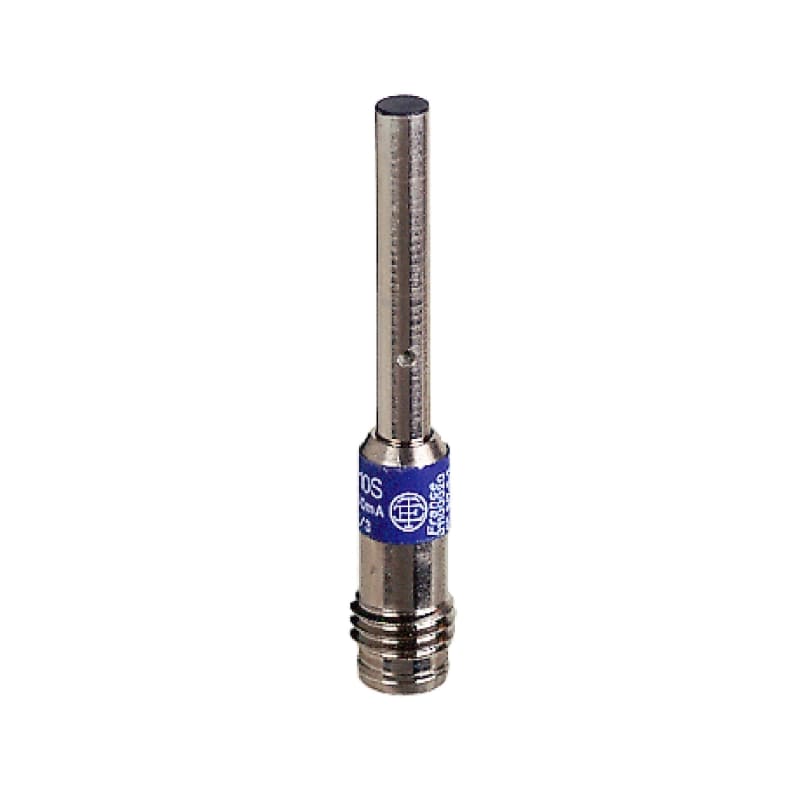 Telemecanique OsiSense XS1L04PA310S Inductive Proximity Sensor — Ø4 mm barrel, Sn 1 mm, PNP, NO, M8 connector