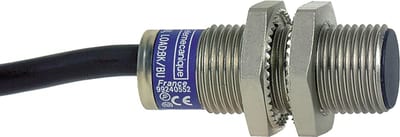 Telemecanique OsiSense XS1N12PA349 Inductive Proximity Sensor — M12 barrel, Sn 4 mm, PNP, NO