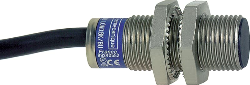 Telemecanique OsiSense XS1N12NA349 Inductive Proximity Sensor — M12 barrel, Sn 4 mm, NPN, NO