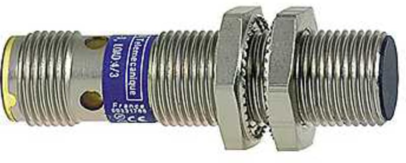 Telemecanique OsiSense XS1N12PA349D Inductive Proximity Sensor — M12 barrel, Sn 4 mm, PNP, NO