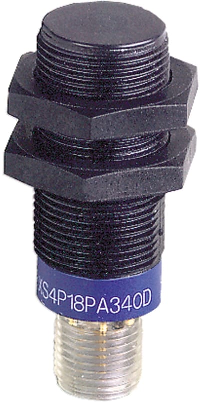 Telemecanique XS4P18PA340D Inductive Proximity Sensor, M18, M12 connector