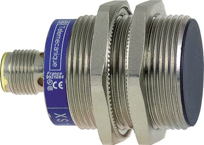 Telemecanique OsiSense XS1N30PA349D Inductive Proximity Sensor — M30 barrel, Sn 20 mm, PNP, NO