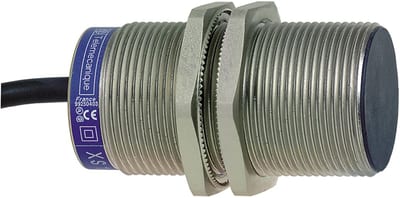 Telemecanique OsiSense XS1M30MB250 Inductive Proximity Sensor — M30 barrel, Sn 10 mm, 2-Wire AC/DC, NC, pre-wired cable (2 m)