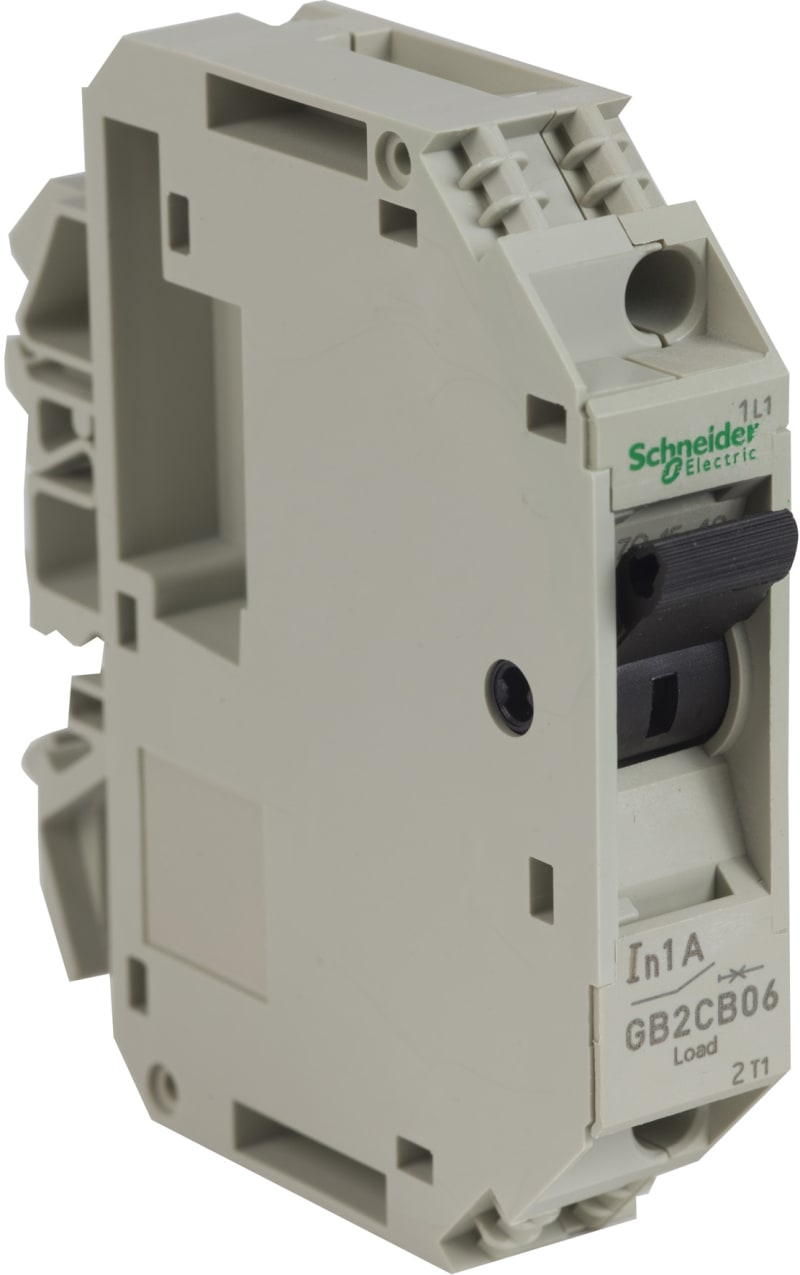 Schneider Electric TeSys GB2CB06 Thermal-Magnetic Circuit Breaker 1P 1 A