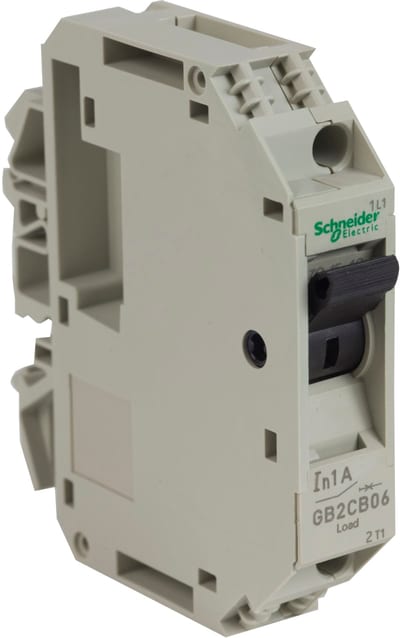 Schneider Electric TeSys GB2CB06 Thermal-Magnetic Circuit Breaker 1P 1 A