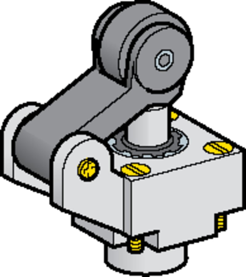 Telemecanique ZCKE216 Roller Lever Operating Head for ZCK Limit Switches