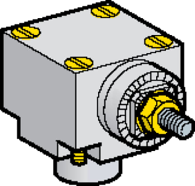 Telemecanique ZCKE636 Plunger Operating Head for ZCK Limit Switches