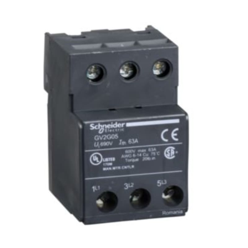 Schneider Electric GV2G05 TeSys GV2, TeSys D & TeSys U - terminal block - 3P - for GV1L3