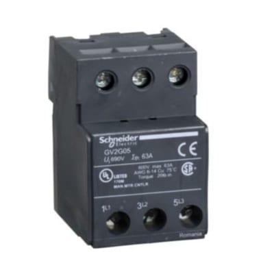 Schneider Electric GV2G05 TeSys GV2, TeSys D & TeSys U - terminal block - 3P - for GV1L3