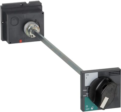 Schneider Electric Extended rotary handle, TeSys GV5-GV7, black, padlockable, IP55 GV7AP01