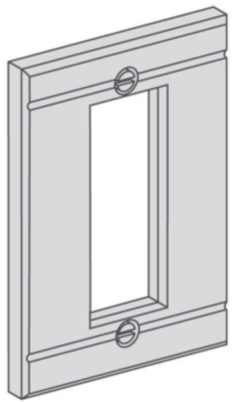 Schneider Electric 29315 Door Frame Blind Cover for Toggle Switch