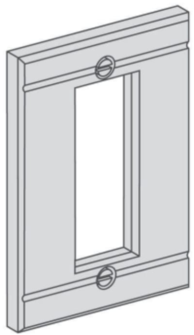 Schneider Electric 29315 Door Frame Blind Cover for Toggle Switch