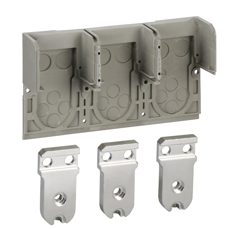 Schneider Electric front connections, 630 A to 1000 A, fixed ComPact NS type N/H/NA, top mounting, 3 poles 33598