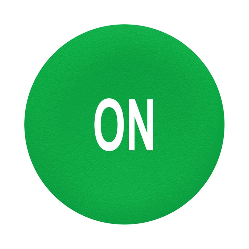 Push Button Cap flush green (ZBAF341)